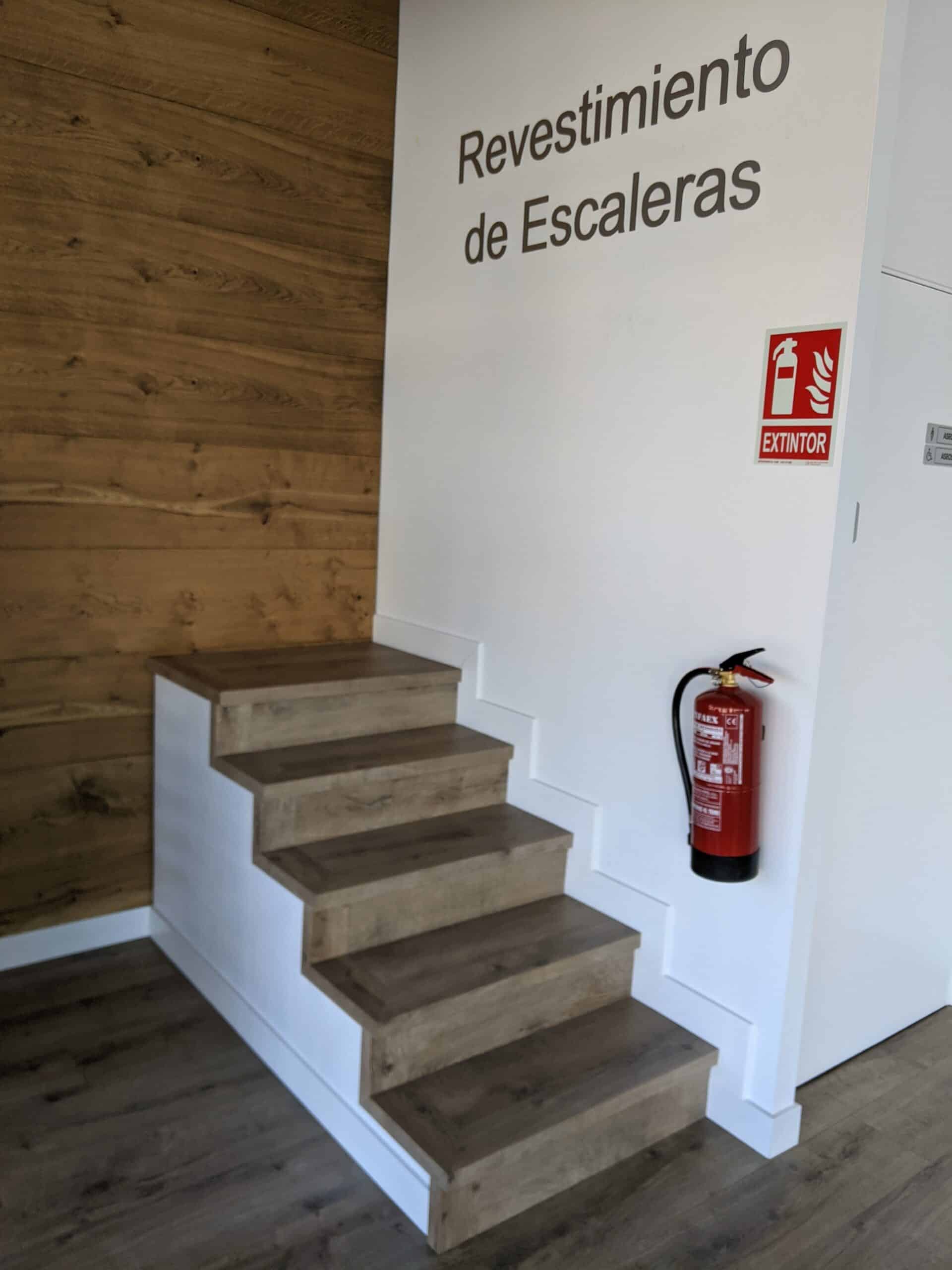 Vista general del showroom de suelos